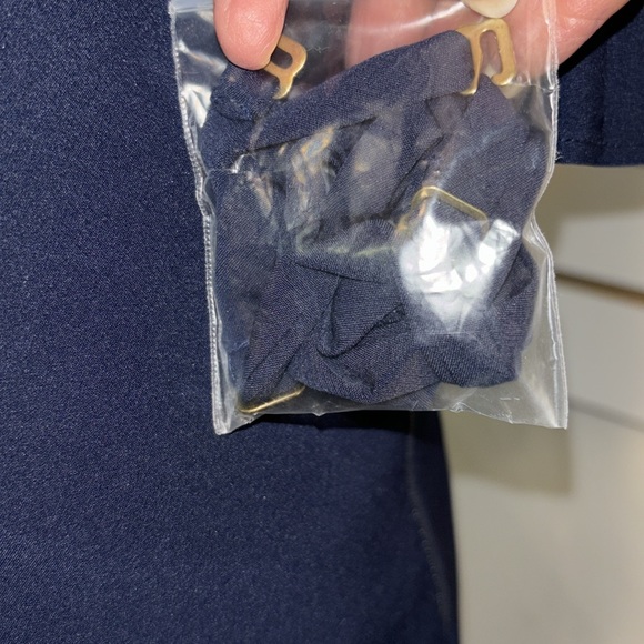 Show Me Your Mumu Weddings ~ Monaco Ruffle Gown in Rich Navy Crepe - Picture 5 of 12